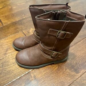 Carter's Brown Buckle Boots